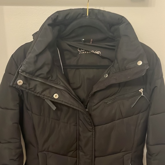 Calvin Klein black jacket Performance Puffer jacket size S - Picture 3 of 7